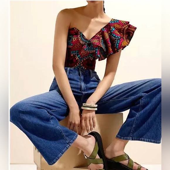 Anthropologie X Sika Motif Ruffle - Picture 2 of 6